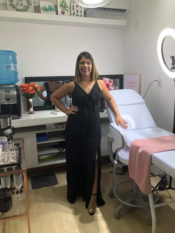 Joseane na primeira clínica